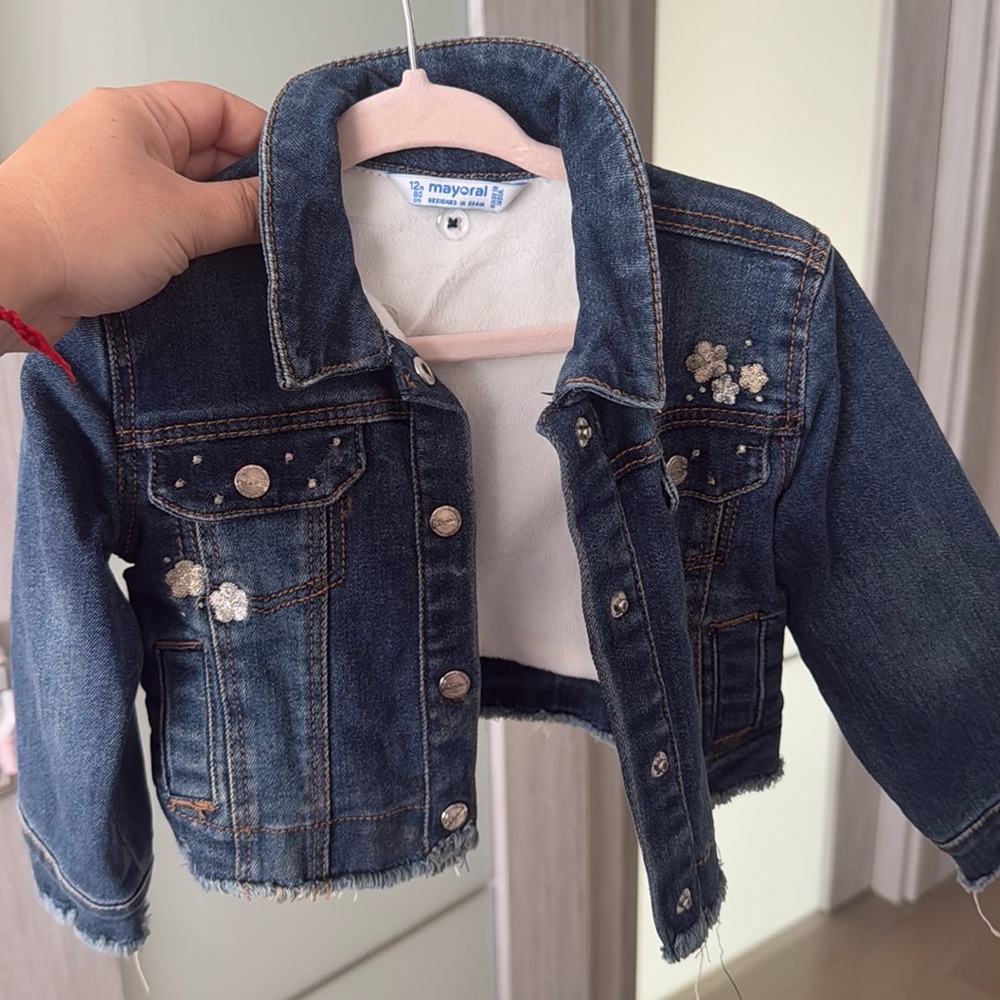 Mayoral jacket with fleece lining size 12m